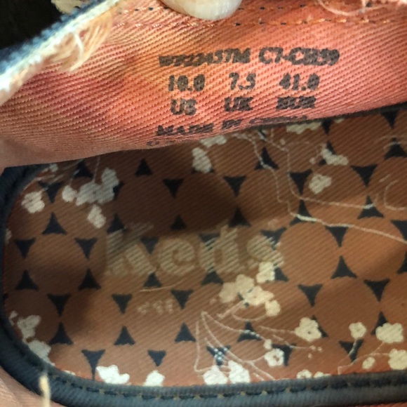 KEDS BLUE/WHITE SLIP ON SHOES SIZE 10 - Picture 6 of 10